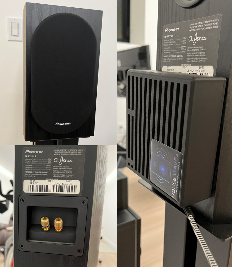 HouseWaves-Legacy ESP32 amplifier module — attaches to any passive speaker for Home Assistant audio