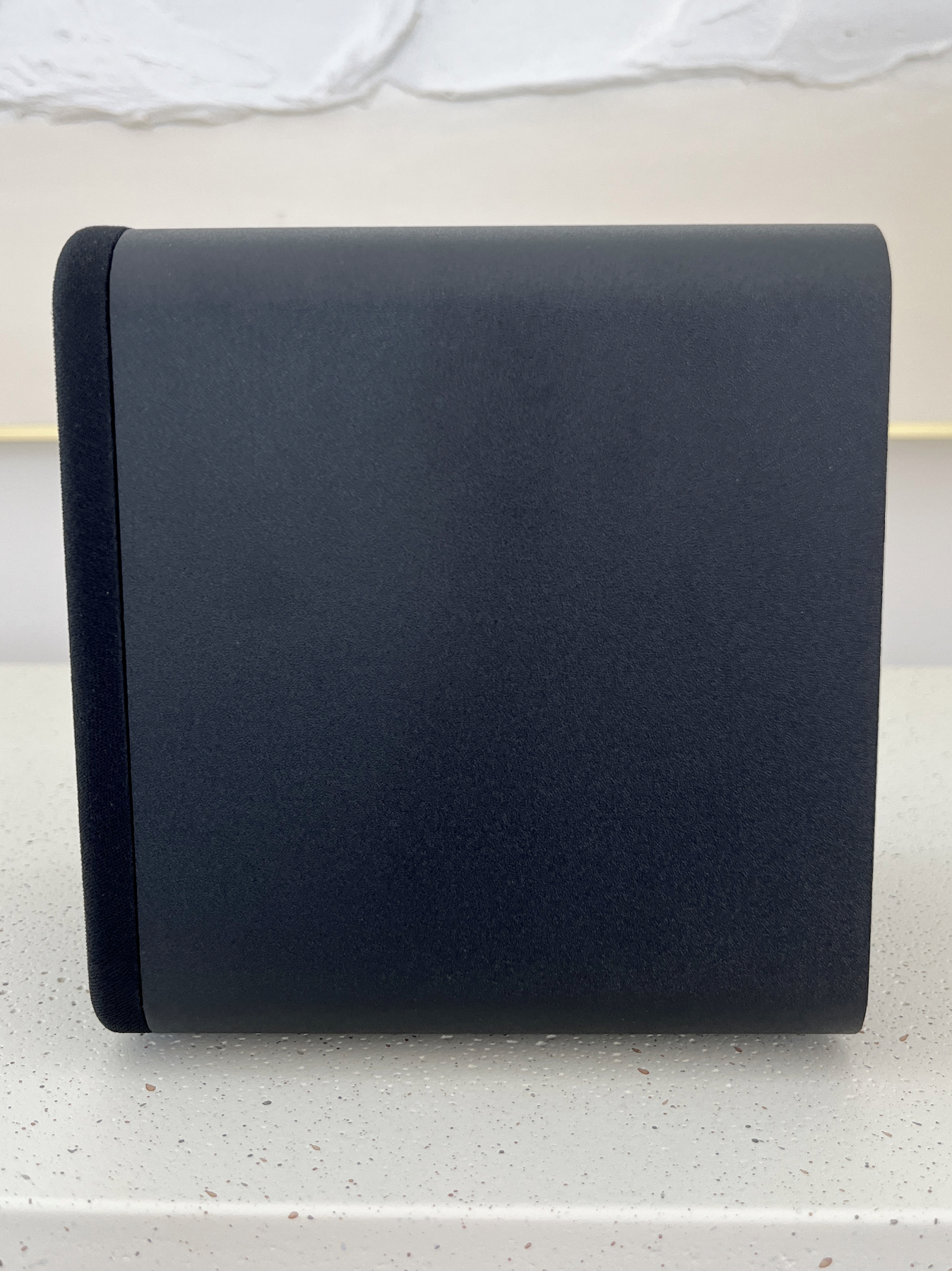 HouseWaves One side profile — compact cabinet depth, bookshelf speaker for Home Assistant